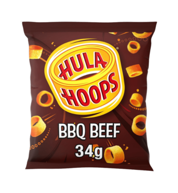hula hoops bbq beef 34g